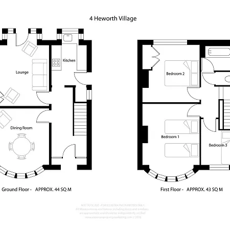 Vakantiehuis - 4 Heworth Village - 3 Bed House *