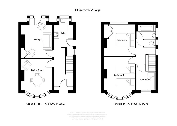 Ferienhaus - 4 Heworth Village - 3 Bed House *